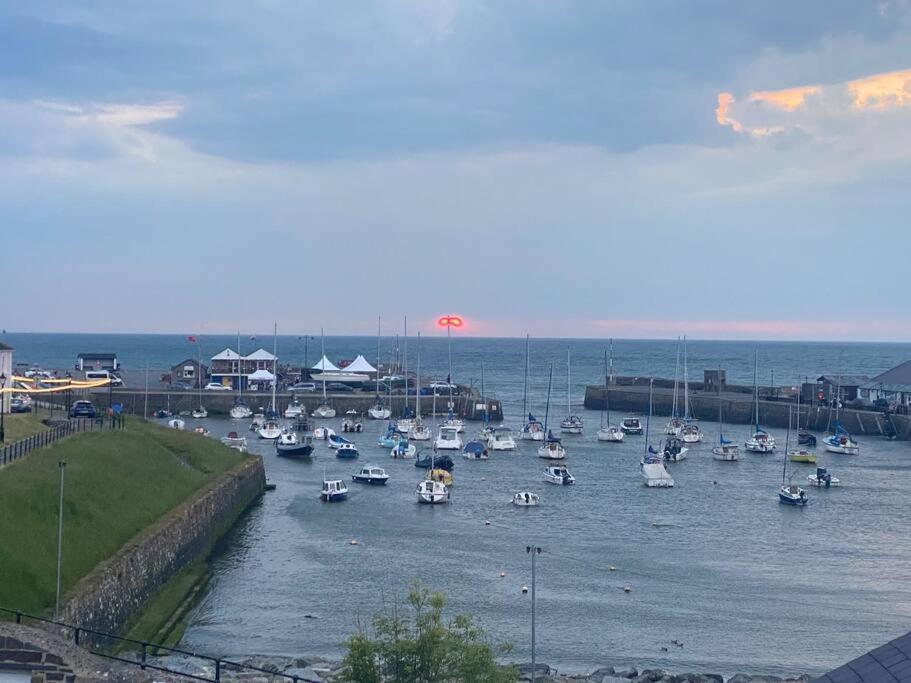 Aberaeron Island House - Panoramic Harbour Views Villa Bagian luar foto
